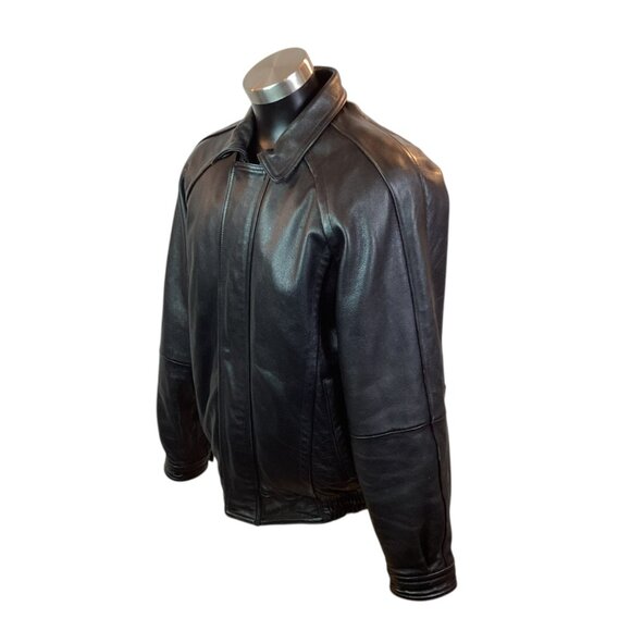 Wilsons Leather Jacket Mens Large Bomber Thinsulate Ultra Insulation Liner Vest - Picture 3 of 15